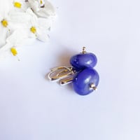 Image 2 of Violet Earrings - Leverbacks