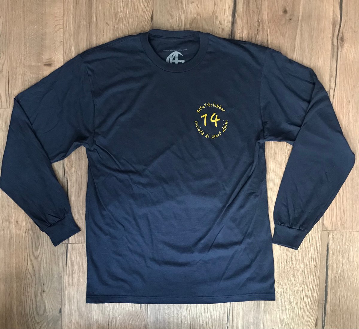 Image of SALE: Società di Sport Alpini Long Sleeve Tee Navy