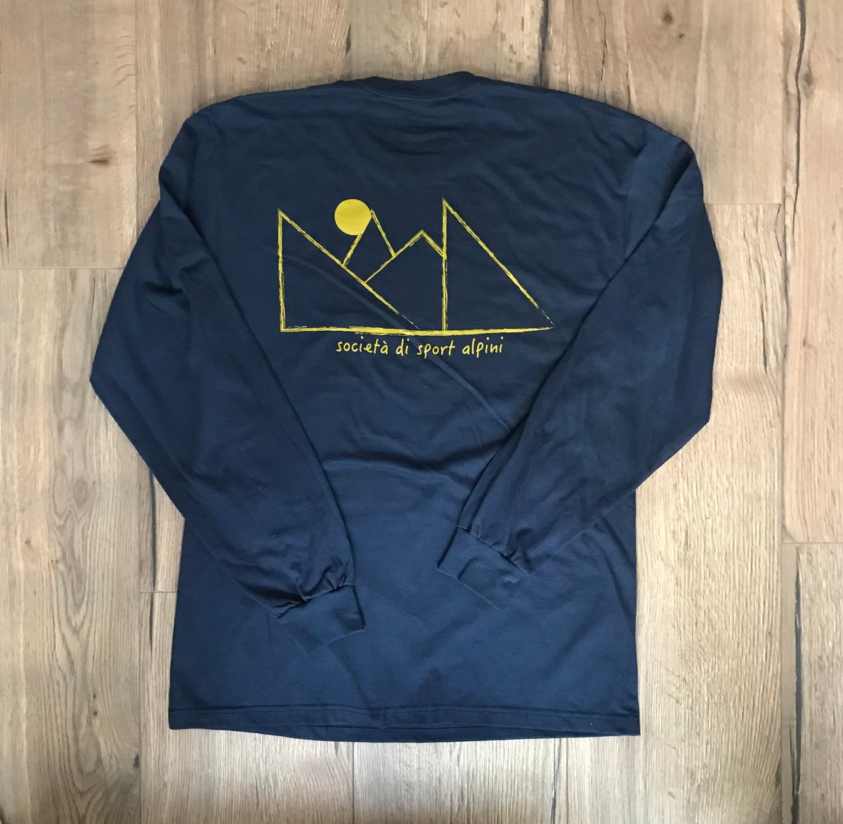 Image of SALE: Società di Sport Alpini Long Sleeve Tee Navy