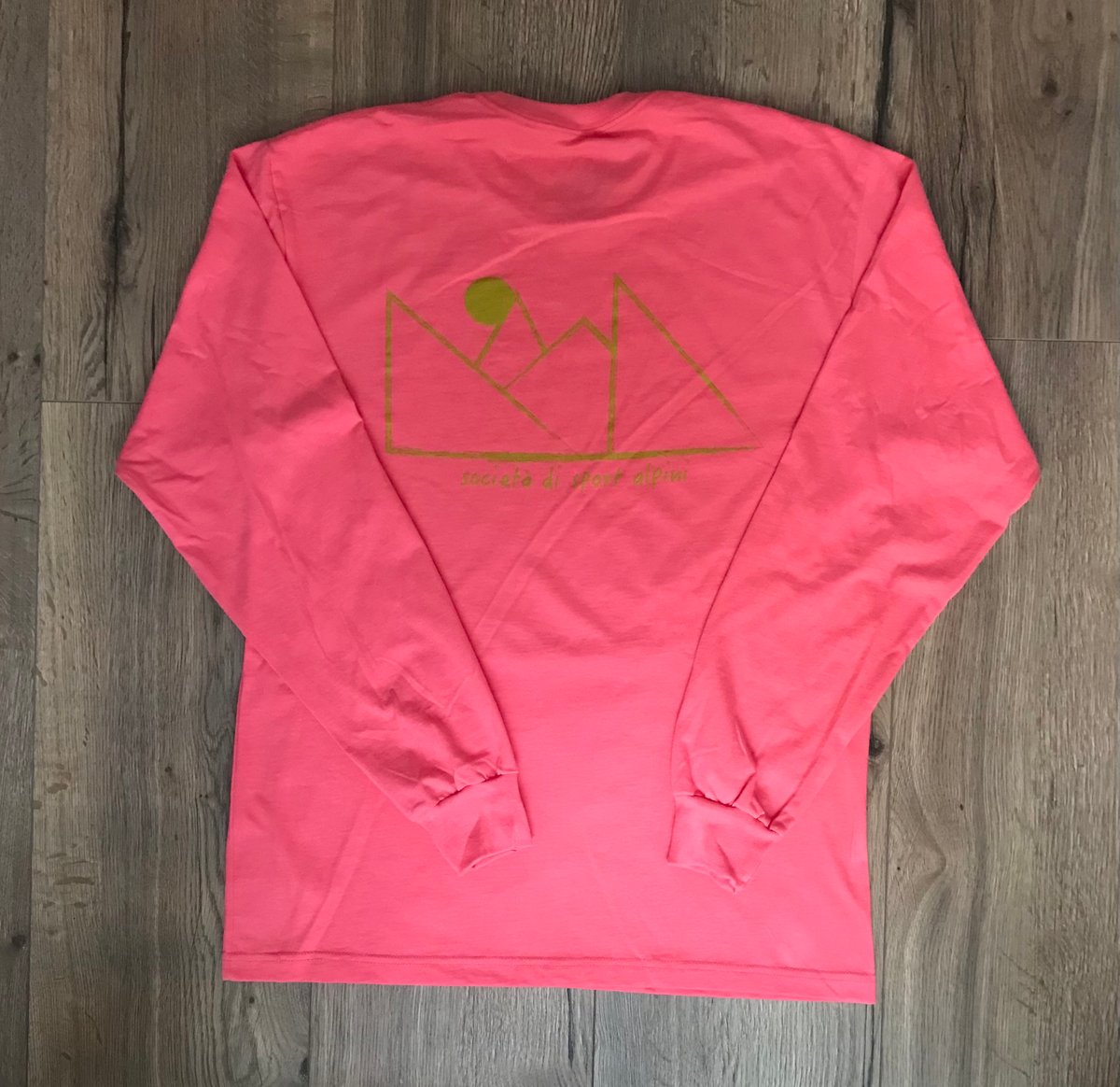 Image of SALE: Società di Sport Alpini Long Sleeve Tee Coral
