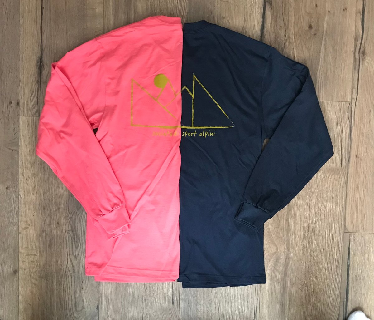 Image of SALE: Società di Sport Alpini Long Sleeve Tee Coral