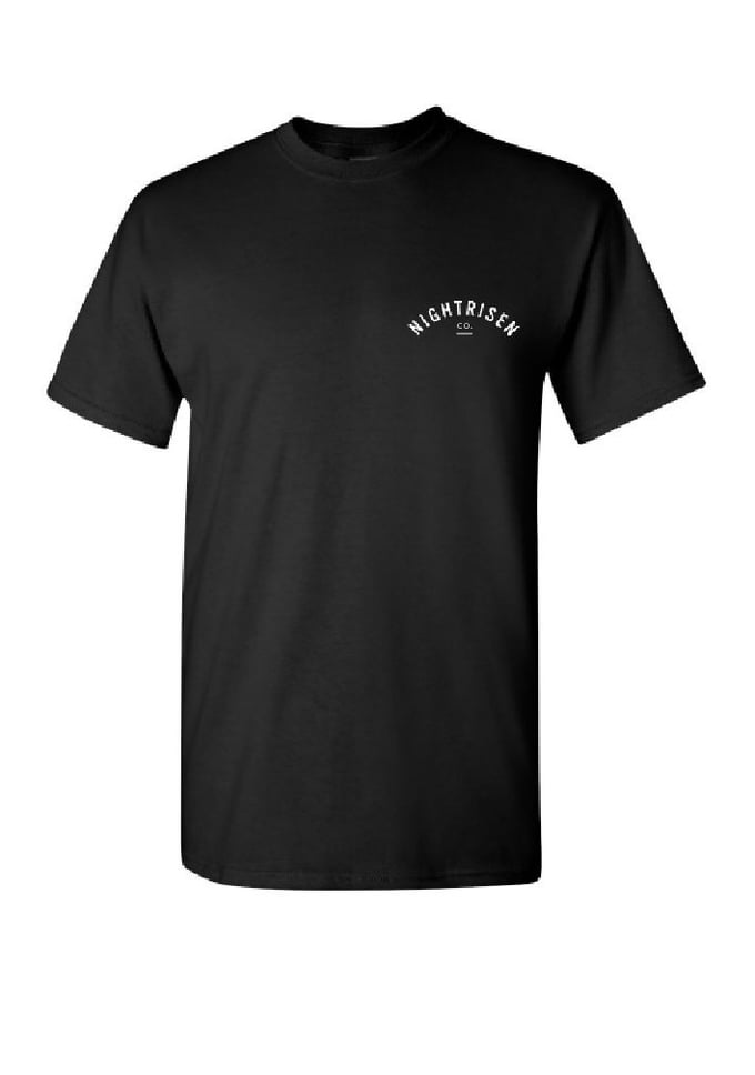 Image of  Nightrisen Classic Black Tee