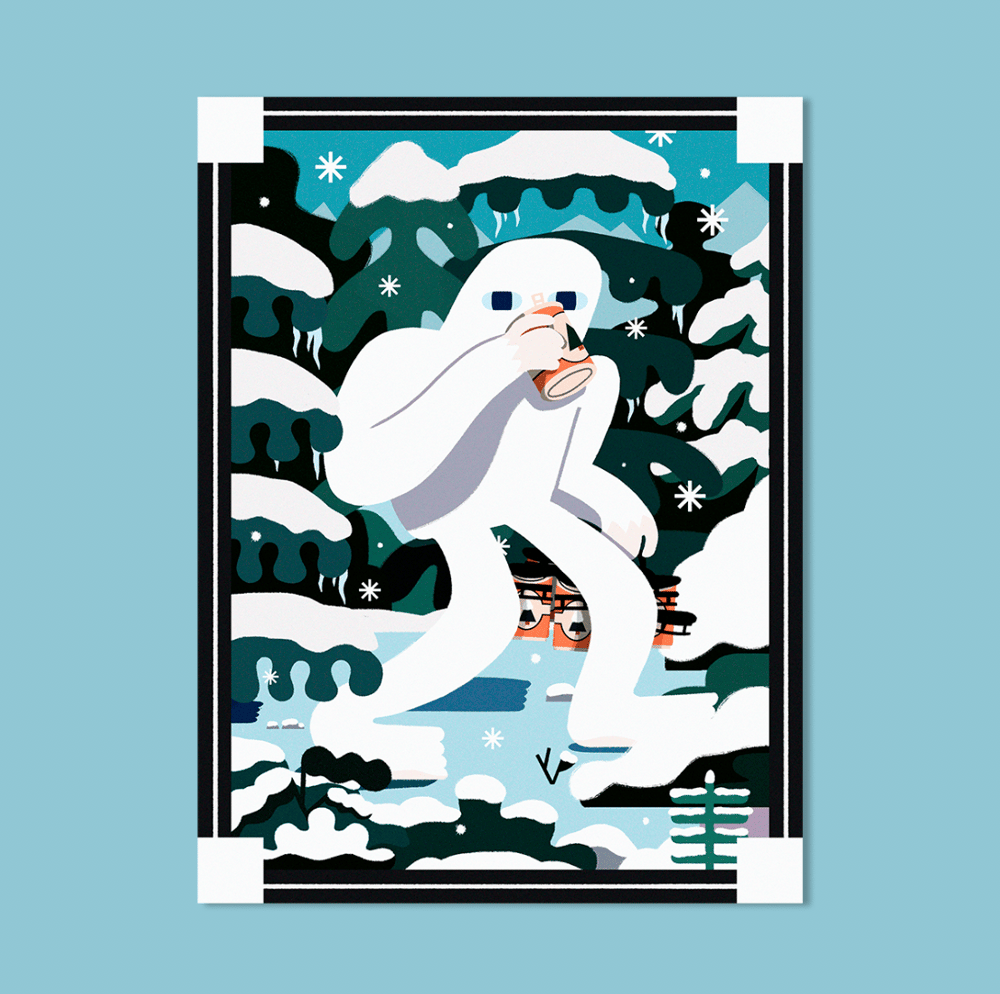 Image of Yeti's like Stout Beer Print 