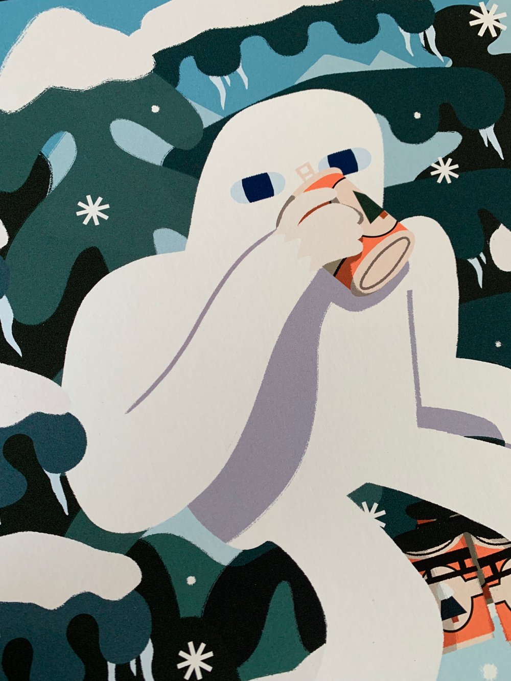 Image of Yeti's like Stout Beer Print 