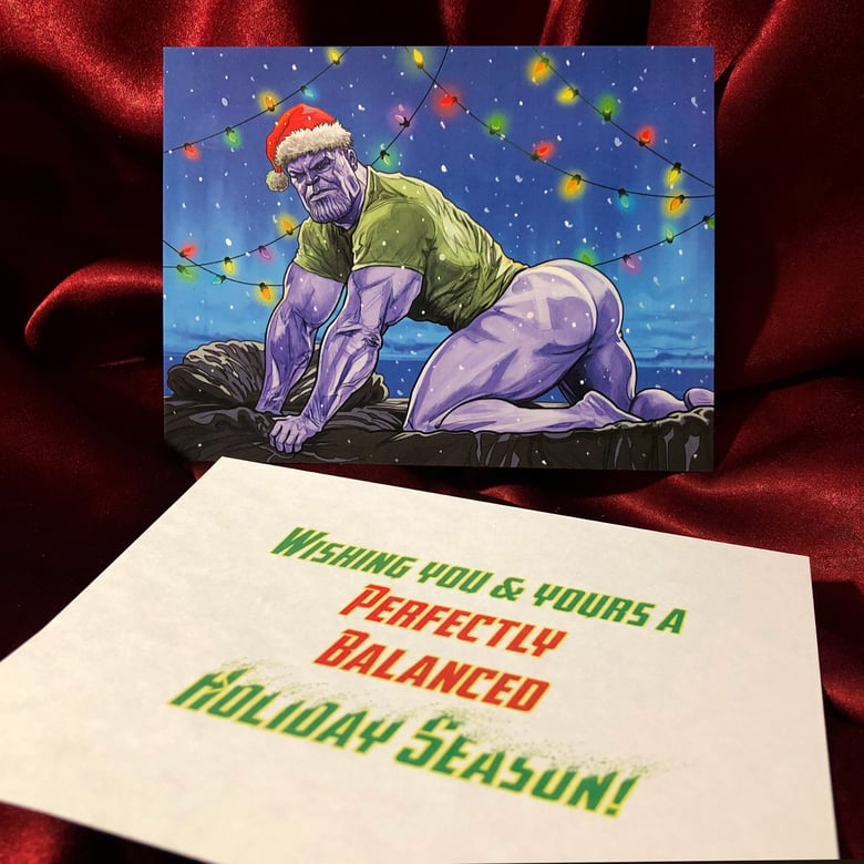 Image of THICC Christmas Card