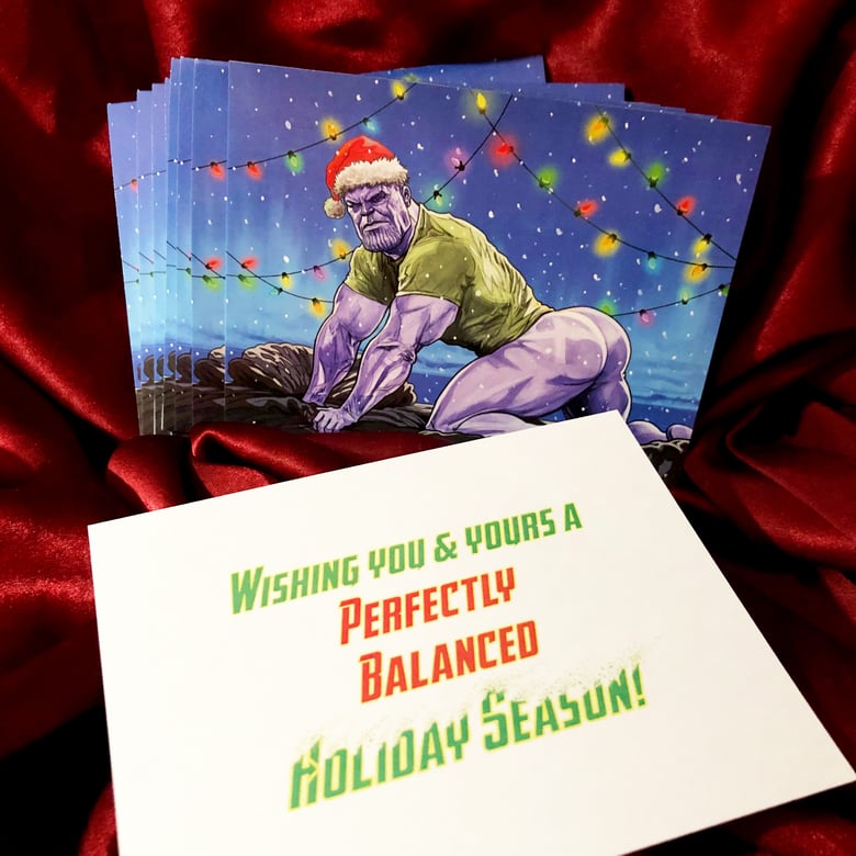 Image of 10 PACK Thicc Christmas CARDS!