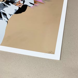 Image of "Drip Remover" Giclee and Screen Print - Sand Edition Artist Proof