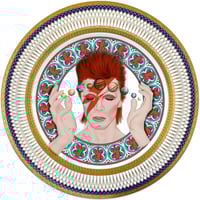 Image 1 of Rockstar - Large Fine China Plate - #0774