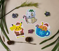 Image 2 of Christmas-Themed Pokemons Stickers
