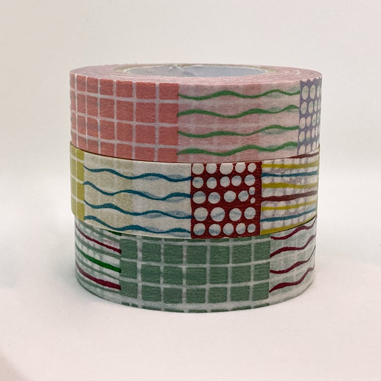 Classiky Washi Tape - Patterns / Hedgerow General