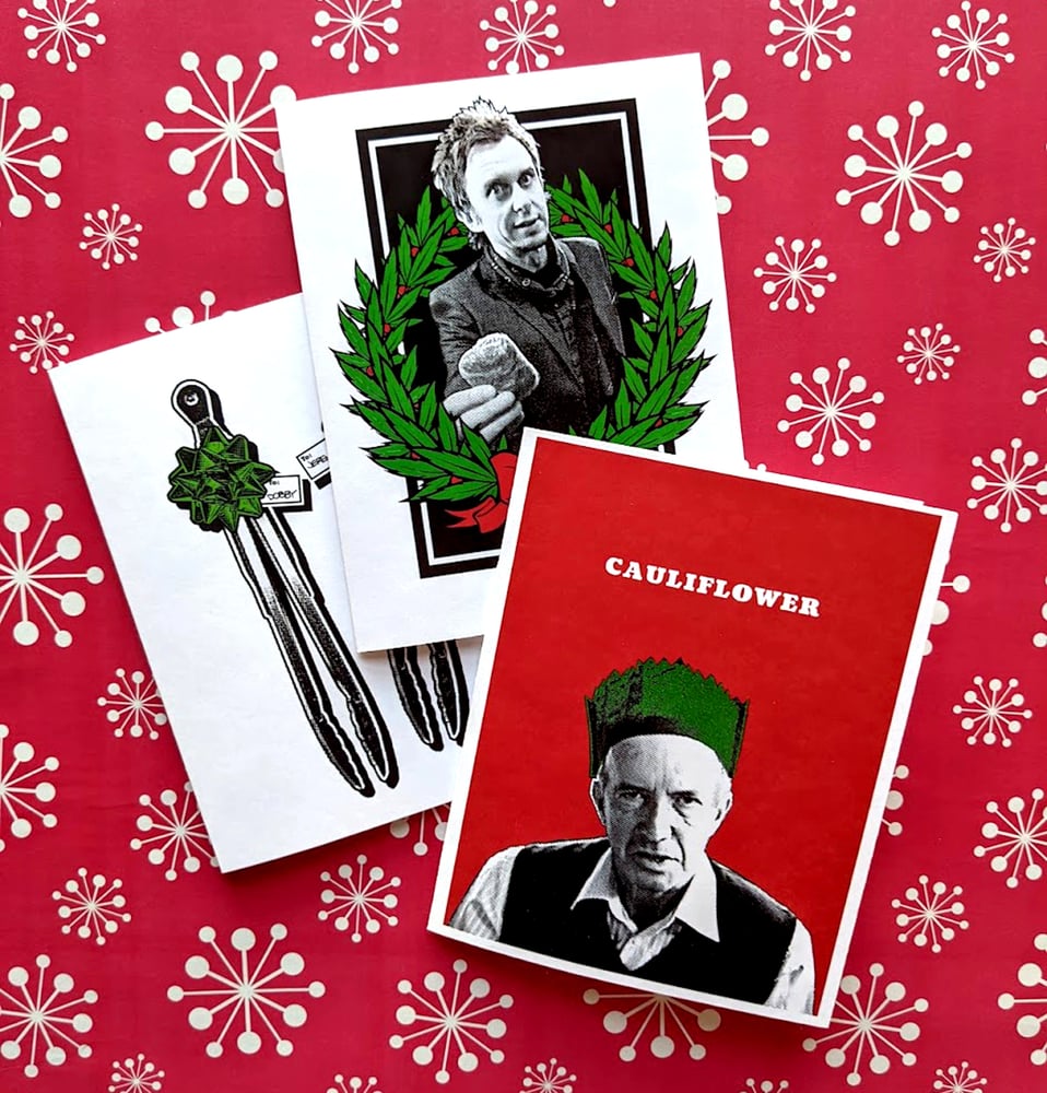 Image of PEEP SHOW Christmas cards!