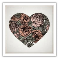 Flower Heart - 10x10" PRINT