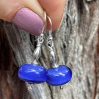 Image 4 of Violet Earrings - French Hooks