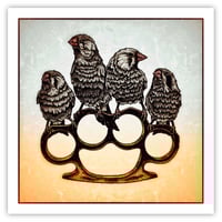 Bird Knuckles - 10x10" PRINT
