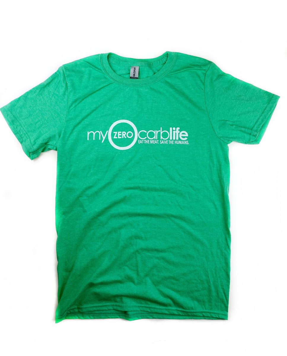 MZCL Logo Unisex Tee - Heathered Irish Green | My Zero Carb Life