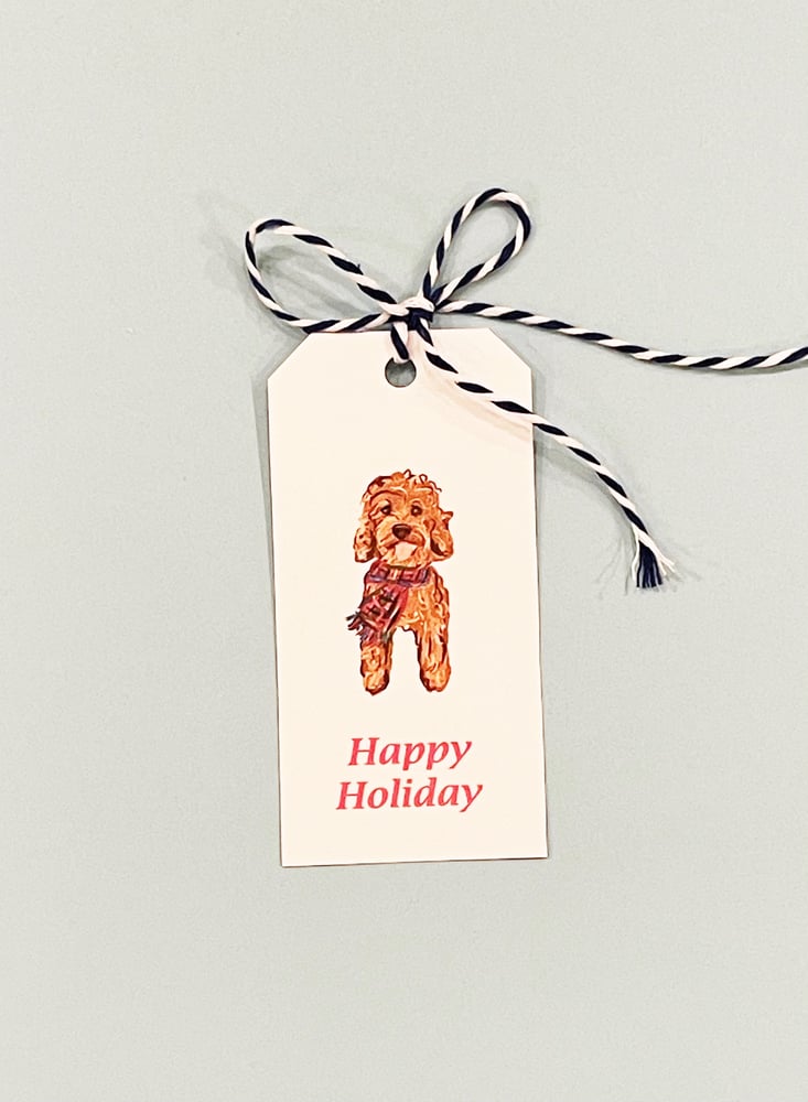 Image of Gift Tags  2"x 4" with Ribbon