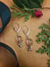 Image of Champagne Quartz Ovals Earrings 4OA
