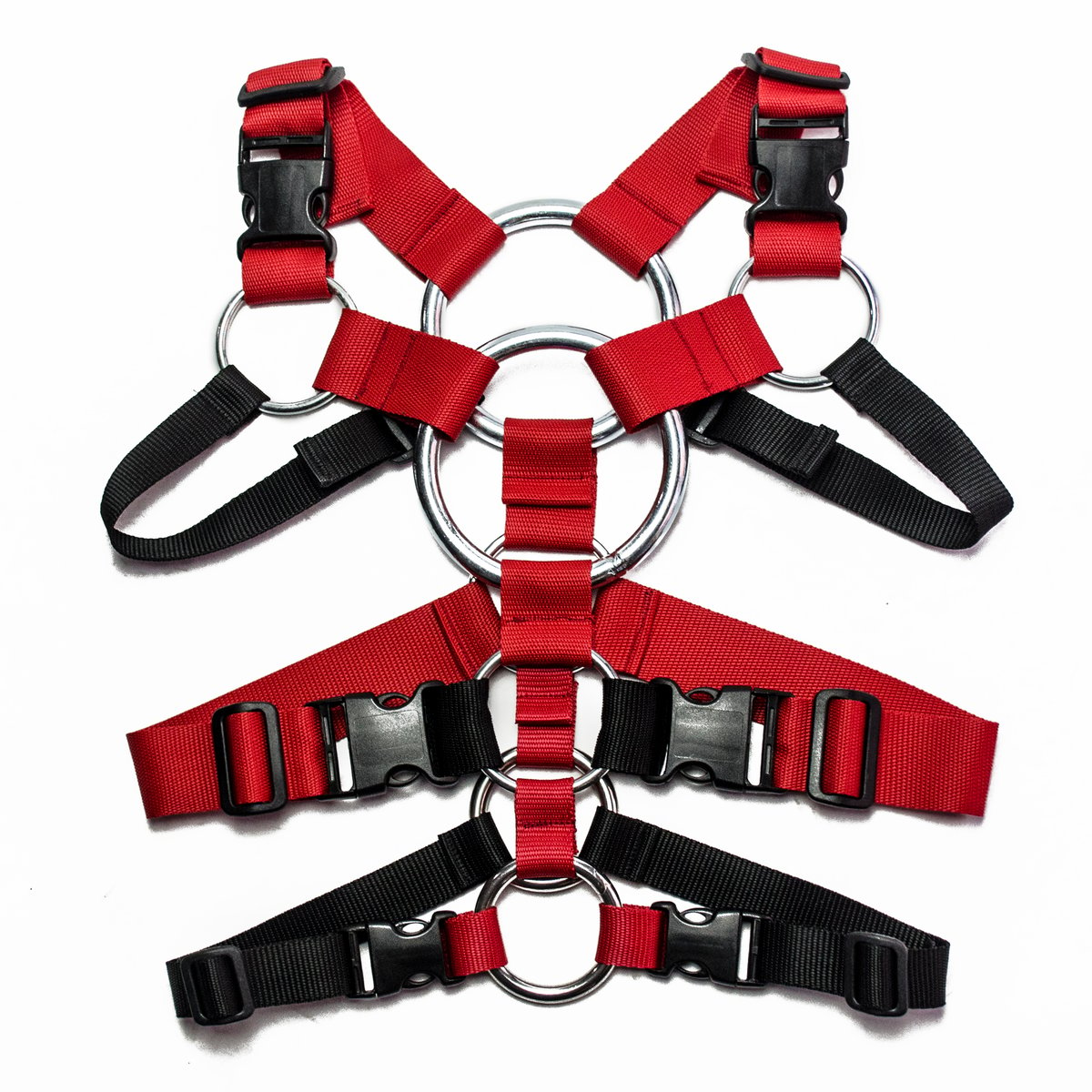 Image of TACTICAL HARNESS RG_01 / RED - BLACK /