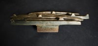 Image 4 of Large Brutalist Bronze Door Handle, Mid-20th Century European