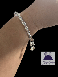 Image 4 of Twisted Charm Bracelet