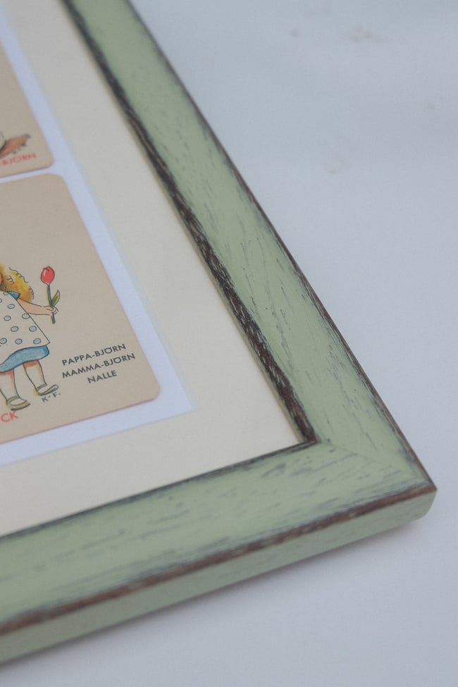 Framed Vintage Cards - The Three bears