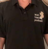 Image 1 of Irish History Podcast Embroidered Polo Shirt 