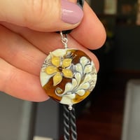 Image 5 of Amber Flower Pendant