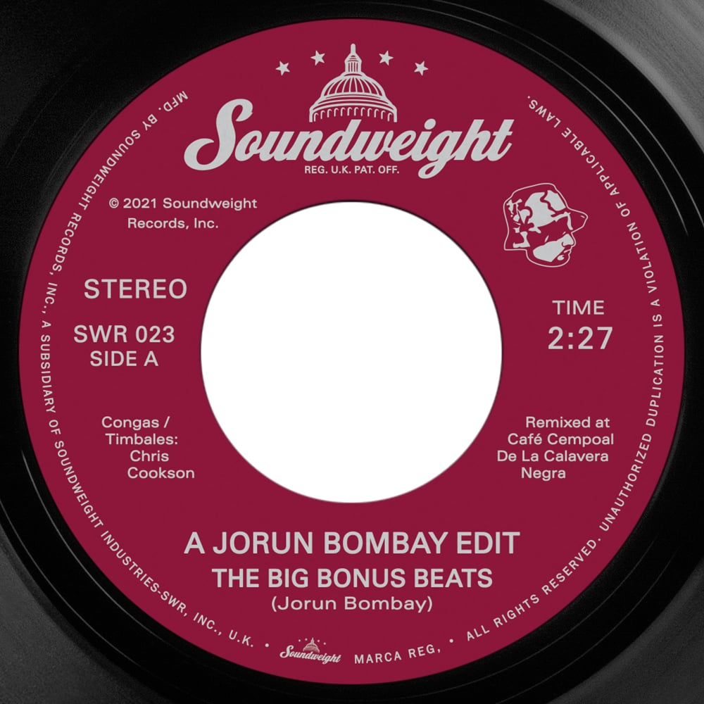 Image of Jorun Bombay - The Big Bonus Beats - Black Vinyl 