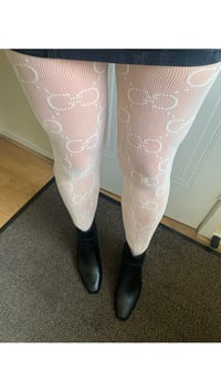 Image 4 of Big GG print tights 