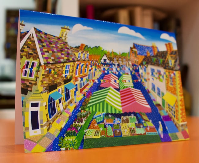 Oakham Market Greetings Card