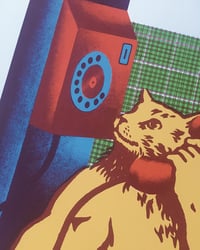Image 2 of CAT CALLING Sérigraphie
