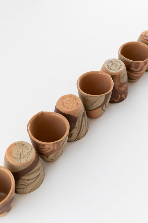 Image of Earthy Marbled Tumblers