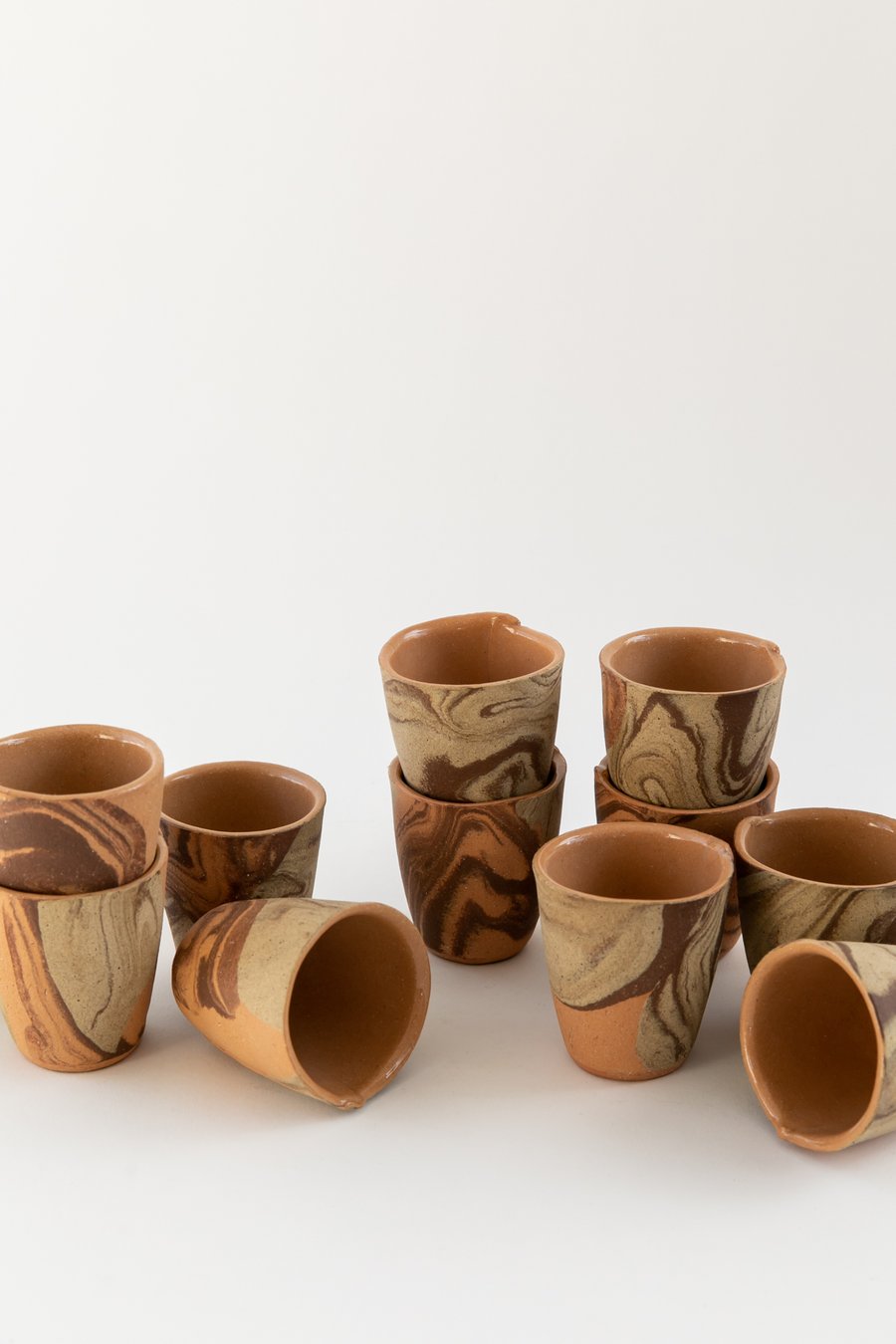 Image of Earthy Marbled Tumblers