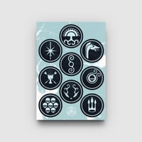 Image 1 of Ossian sticker sheet
