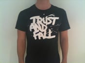 Image of Trust And Fall black T-Shirt