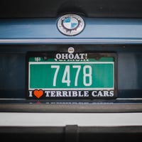 Terrible Cars Plate Frame