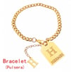 Tag H Bracelet~Gold