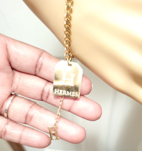 Image of Tag H Bracelet~Gold