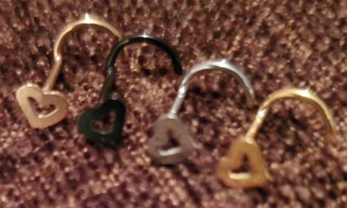 Image of Heart Nose Rings