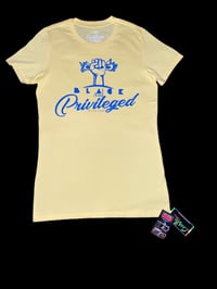 Image 1 of BP Stamp- Ladies Tee Yellow