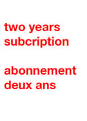 Image of 2 Years Subscription / Abonnement 2 an