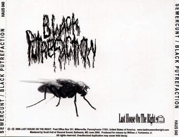 SewerCunt/Black Putrefaction split- CD