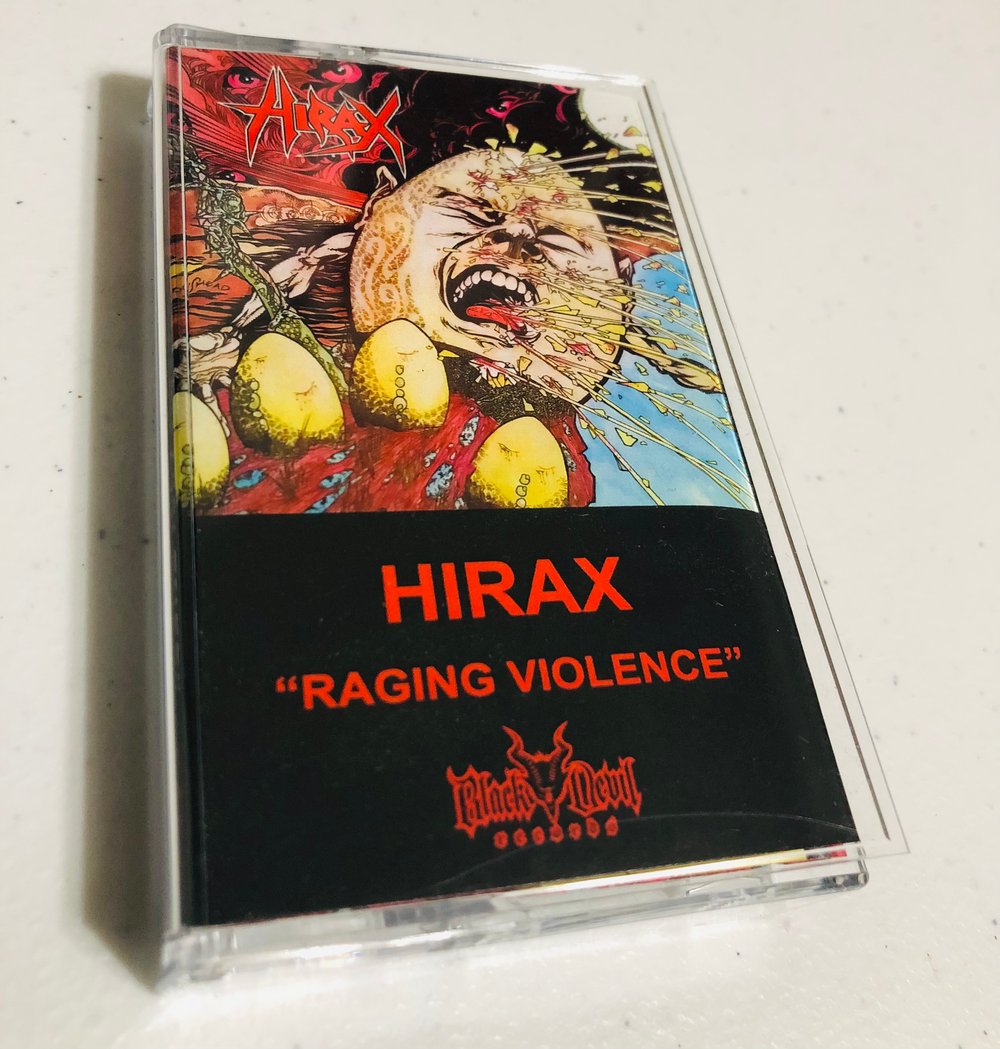 HIRAX  "Raging Violence" cassette 