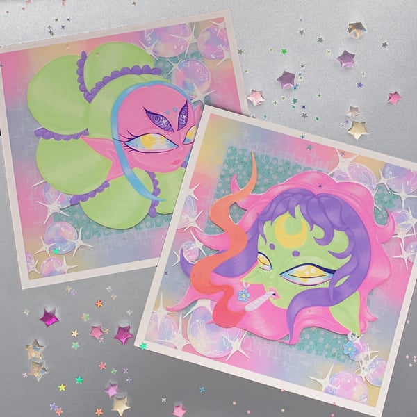 Image of "Sisters" Diptych - Open Edition