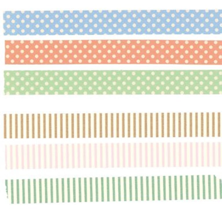 Image of Classiky Washi Tape - Pattern Sets - Pastel