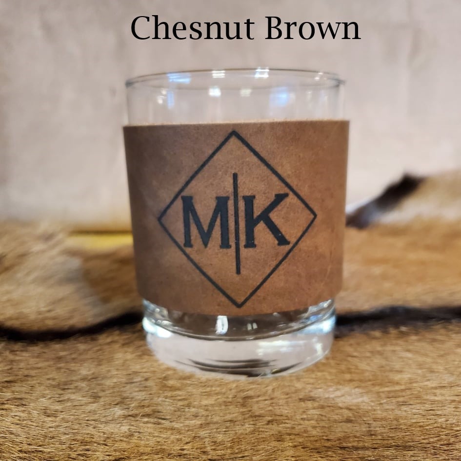 Leather Whiskey Cups