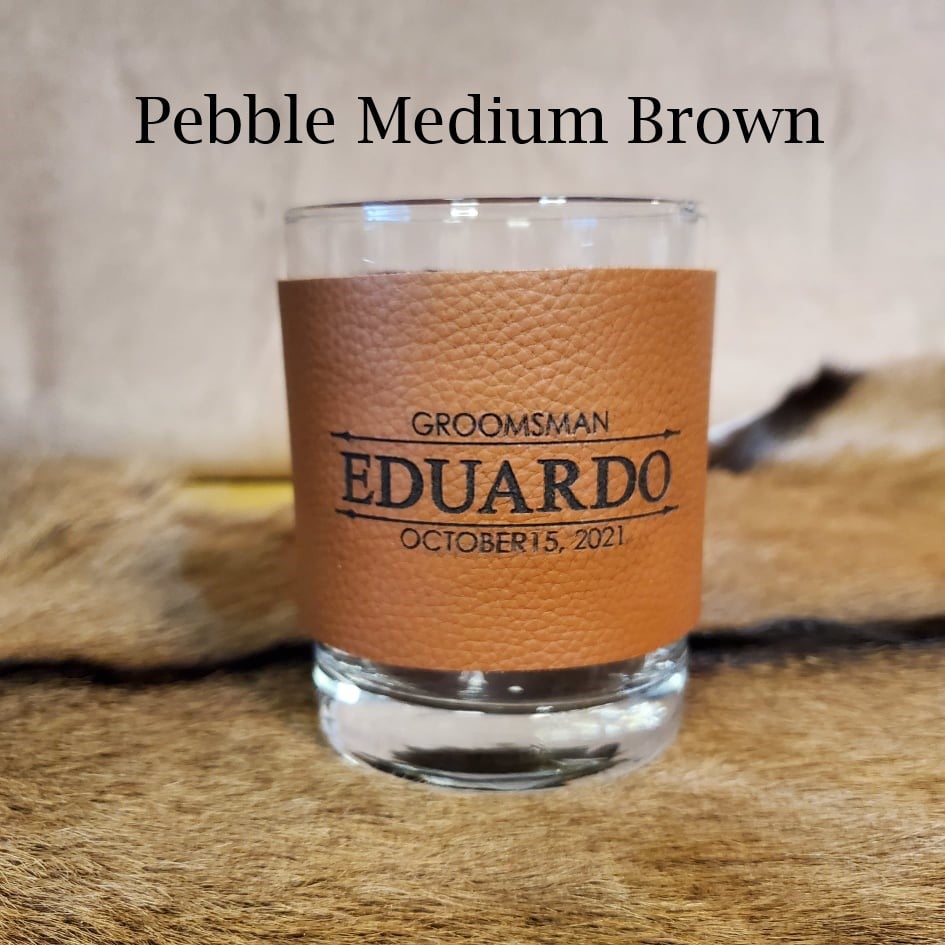 Leather Whiskey Cups