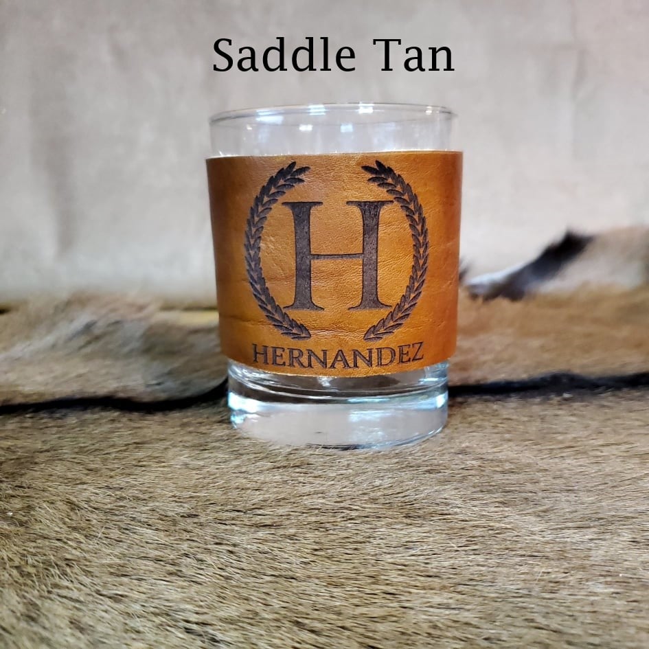 Leather Whiskey Cups