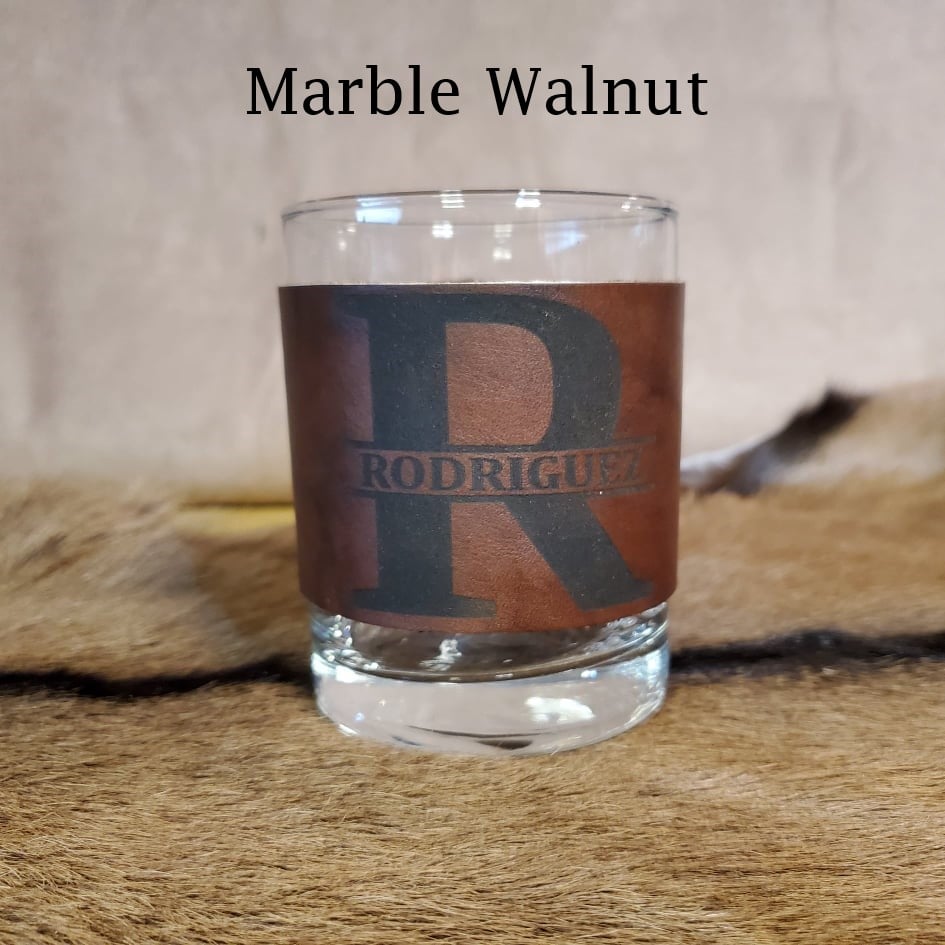 Leather Whiskey Cups