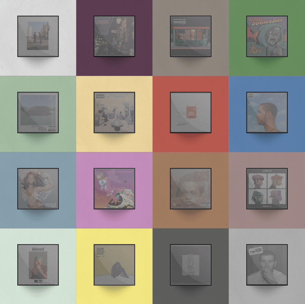 Image of 12" x 12" prints